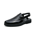 Suvised uued ehtsast nahast sandaalid Hingavad v&auml;lissandaalid Rannakingad Rooma klassikalised meeste sandaalid Mugavad s&otilde;idukingad 38 pruun