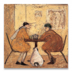 Maastik Armastuskoerad Lemmikloomade l&otilde;uend Seinakunst Maalid Plakatid ja Prindid Pildid Elutuba Kodukaunistus Vintage p&otilde;hjamaine abstraktne raamita 21*30cm