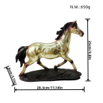 Uued Hiina vaigust k&auml;sit&ouml;&ouml; sodiaagi hobuse kaunistused &auml;ri majapidamine avamine kingitused kontorikaunistused