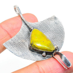 Atlantisite Handmade 925 Sterling Silver Jewelry Pendant 2.60 j3a83