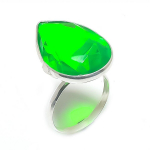 Peridot Handmade 925 Sterling Silver Jewelry Ring Size 7 i3c74