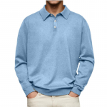 Meeste pikkade varrukatega vabaaja polos&auml;rk Moodne &uuml;hev&auml;rviline rev&auml;&auml;rin&ouml;&ouml;biga &auml;riline golfipullover T-s&auml;rk t&auml;navar&otilde;ivad XS