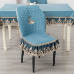 Kaarjas toolikate Uus Lihtne K&otilde;ikeh&otilde;lmav Majapidamispuvill Paksustatud Seljatoega Integreeritud Padi S&ouml;&ouml;gilaua Toolikate Taburetikate 150 * 200cm