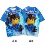 2025 MINISO Ninjago T-s&auml;rk Joonisfilm Anime Tr&uuml;kk Poiste ja T&uuml;drukute T-s&auml;rk Suvel Uus Stiil T&auml;navutrendid Laste R&otilde;ivad L&uuml;hikeste Varrukatega 110 h&otilde;be