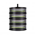 Yousheng 60CM 2/4/6/8 kihti Herbide Kuivatusv&otilde;rk S-kujulise konksuga Kokkupandav Taimede Kuivati Korv Lukuga Vastupidav Sise- V&auml;listingimustes Riputatav V&otilde;rkkuivatus Dual Layer