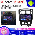Android Auto Hyundai Tucsonile 2004 2005 2006 - 2009 Autoraadio Multimeedia Videopleier GPS Navigatsioon Carplay wifi Peaseade 4 core 2GB+32GB CP