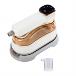 T&auml;isautomaatne aurutriikimismasin r&otilde;ivaste kiireks kortsude eemaldamiseks, kaasaskantav aurutriikraud Without (no water warning) valge