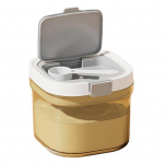 Piimapulbri dosaator hoiukonteiner 800/1300ml &otilde;hukindel purk lihtne puhastada kaasaskantav suupistetops toidukonteiner S puhas