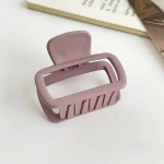 V&auml;ikesed juukseklambrid, t&uuml;drukud, 5,2 cm, ruudukujulised k&otilde;rged hobusesaba-klambrid, korea lihtsad matt libisemiskindlad juuste kujundamise aksessuaarid kollane