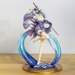 27cm Genshin Impact Kamisato Ayaka PVC tegevuskuju Anime kuju Mudel M&auml;nguasjad Kollektsioon Lauakujuke Kingitused