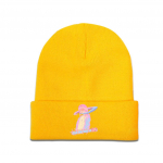 Kallis in the Franxx Zero Two Blazed Vaporwave Anime kootud m&uuml;ts naiste unisex nokam&uuml;tsid s&uuml;gistalvem&uuml;ts pol&uuml;ester soe m&uuml;ts One Size