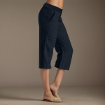 Naiste &uuml;hev&auml;rvilised puuvillased ja linased p&uuml;ksid, lahtised 7-punktilised taskutega p&uuml;ksid L