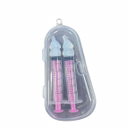 Infant Nose Cleaner Syringe Designs Silicone Baby Nasal Aspirator for Easy Flow Control and Observation for 0 to 6 Year 1 roosa