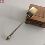 Labidakujulised teelusikad Retro-hiina stiilis teetarvikud Vask-suhkrulusikad