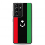 Coque T&eacute;l&eacute;phone &ndash; Samsung &ndash; Galaxy S21 &ndash; Drapeau Libye &ndash; Souple &ndash; mitmev&auml;rviline