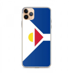 Coque T&eacute;lephone Drapeau Saint-Martin (Antillid fran&ccedil;aises) - iPhone 11 Pro Max