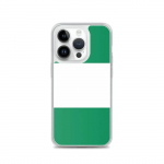 Coque iPhone &ndash; mitmev&auml;rviline &ndash; Drapeau Nigeeria &ndash; Souple &ndash; TPU &ndash; &uuml;hilduv iPhone 14 Pro