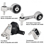 4 tk Mootori kinnitused K&auml;igukasti kinnituste komplekt 2006-2011 Honda Civic 1.8L Manuaalk&auml;igukastiga Mudel A4546 A4547 A4548 A4530