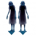 2 tk Zombi Metallist Aiavai Halloween V&auml;ljas &Otilde;udne Vaim Aia Muru Silt Hirmutava Halloween Aia Veranda Dekooriks B