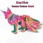 3D-prinditud Loomad M&auml;nguasi Mitmeliigendiline Liigutatav Dinosaurus Madu Fidget M&auml;nguasi T&auml;iskasvanutele Autism Stressi Leevendamise M&auml;nguasjad Lauakaunistus Lastele Kingitus