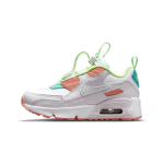 Nike Air Max 90 Toggle PS Valge Crimson Bliss Laste tossud Helelilla Metallik-Plaatina CV0064-102 28