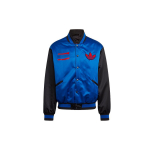 Adidas Originals Trefoil Run-DMC Collegiate Logo Prindiga M&auml;rk V&auml;rviplokk Spordijakk Meeste &Uuml;ler&otilde;ivad Sinine GN5931 S