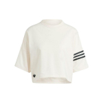 Adidas Originals Trefoil KolmeTriibuga V&auml;rviplokk L&uuml;hikeste Varrukatega L&uuml;hike T-s&auml;rk Naistele Topid Beež IM1830 XL