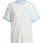 Adidas Originals Triipude Kirjaga Spordis&auml;rk L&uuml;hikeste Varrukatega &Uuml;laosa Naistele Han-Jade-Valge IR7469 XS