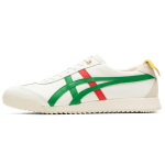 Onitsuka Tiger Mexico 66 Nahast Spordijalatsid Mugavad Libisemiskindlad Kulumiskindlad Madalad Vabaajajalatsid Unisex tossud Valge Punane Roheline 1183B889-103 37