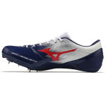 Mizuno Geo Versus Fx Sportlik S&uuml;nteetiline Nahk Libisemisvastane Vastupidav Hingav Madala S&auml;&auml;rega Jooksukingad Unisex toss Valge Sinine Punane U1GA201518 40