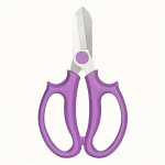 Klassikalise stiiliga roostevabast terasest aia k&auml;&auml;rid, laia teraga, k&auml;sitsi kasutatavad, ei vaja elektrit, lillekompositsioonide jaoks ja p&uuml;gamiseks - koduaiandust&ouml;&ouml;riist lilla