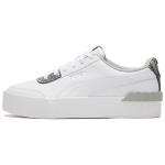 Puma Carina Lift Snake Vabaaja madalad tossud Naiste tossud Valge madu-tr&uuml;kiga 373230-01 35.5