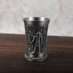 Retro metallist tass pronksist veiniklaasist 3D leevendust kanged alkohoolsed joogid v&auml;ike pokaal majapidamistarbed v&auml;ikese suurusega isikup&auml;ra kokteilitass kodukaunistus