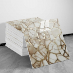 Kuldsete naastudega kollaaž imiteerib plaati seinakleebised k&ouml;&ouml;gi taustapaneeli, vannitoa ja elutoa sisustuse jaoks. Isekleepuv vahtkleebis 10 PCS