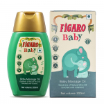 Figaro Beebi massaaži&otilde;li 200 ml Pakk 1 Naturaalse oliivi&otilde;li ja E-vitamiiniga &Otilde;rnaks beebi nahahoolduseks