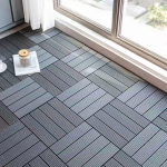 Lukustatav v&auml;listingimustes WPC p&otilde;randakate: Niiskuskindel, isetegemise puit-plast r&otilde;dule v&otilde;i terrassile p&otilde;hjamaade stiilis. Coffee - 1 Piece