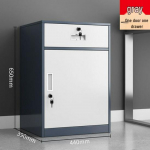 Kontori mobiilne hoiukapp lukuga: Lauasahtli all olev lehtmetallist arhiiv ja sahtlite organiseerija Standard