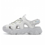 FILA Fluid 5 Sandaal Kassik&auml;pa J&otilde;gi Matkamine Mitmek&uuml;lgne Trendikas Mood Vabaaja Retro Rannasandaalid Naiste sandaalid Valge Hall F12W522401FSN 35.5