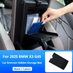 BMW X3 G45 2025 jaoks k&auml;etoe kasti hoiustamine peidetud hoiukast keskkonsooli siseosa kahjustamata modifitseerimistarvikud