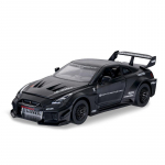 1/32 Nissan GTR-CSR2 Sulamist Automaali Mudel T&otilde;mmatava Mehhanismiga, Kogutav V&otilde;idus&otilde;idum&auml;nguasi Lastele, L&otilde;bus Kingitus Autohuvilisele must