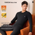 Men's Pure Cotton 7A Antibacterial Thermal Underwear Set 4XL