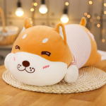 Armsad koerapl&uuml;&uuml;sist m&auml;nguasjad, t&auml;idisega puuvillane loomnukk Kawaii Corgi Shiba Inu m&auml;nguasjad lastele Pehme padi s&uuml;nnip&auml;evakingitus 55cm