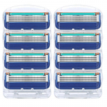 8 tk/partii Meeste habemeajamisterad, 3 kihiline raseerimiskassett meestele sinine