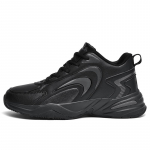 PU-nahast tossud meeste vabaajajalatsid Spordipoistele puhas must pluss suur suurus 47 48 Tenis Masculino Zapatillas Deportivas Hombre 48