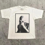 R&auml;ppar Frank Retro Graafiline T-s&auml;rk Meeste Hip Hop Ookeani Album Riietus T-s&auml;rgid Y2k Unisex Blond Mood &Uuml;lisuur Puuvillane T-s&auml;rk L