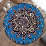 Boho &scaron;ikk Maroko plaadiga &uuml;mmargune vaip Mat Vaip Euroameerika Geomeetriline Mandala V&auml;rviline Kodu kaunistus Elutuba Joogatoa 80x80cm