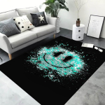 3D Graffitiga Naerun&auml;gu AlaVaip Vaip elutuppa magamistuppa diivani ette uksematt kaunistus laste m&auml;ngimiseks libisemiskindel p&otilde;randamatt 120*160cm
