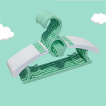 Libisemiskindel beebiriiete riidepuu Reguleeritavad riidepuud Armsad lasteriiete korraldaja Kapp Laste beebimantlite nagi 5PCS roheline