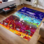 Stiilne 3D M-C Pikselkunsti Vaip Elutuba Magamistuba Vaip Lihtsalt Puhastatav Vaip Vastupidav Mugav Diivani Tooli Kodu Dekoor 80x120cm