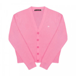 Acne Studio C60104 Cameo Pink Drm N&auml;ologo plaaster V-kaelus Avalik kampsun C60104 CAMEO PINK (XS)